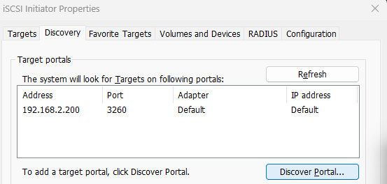 Adding IP to Discovery Portal